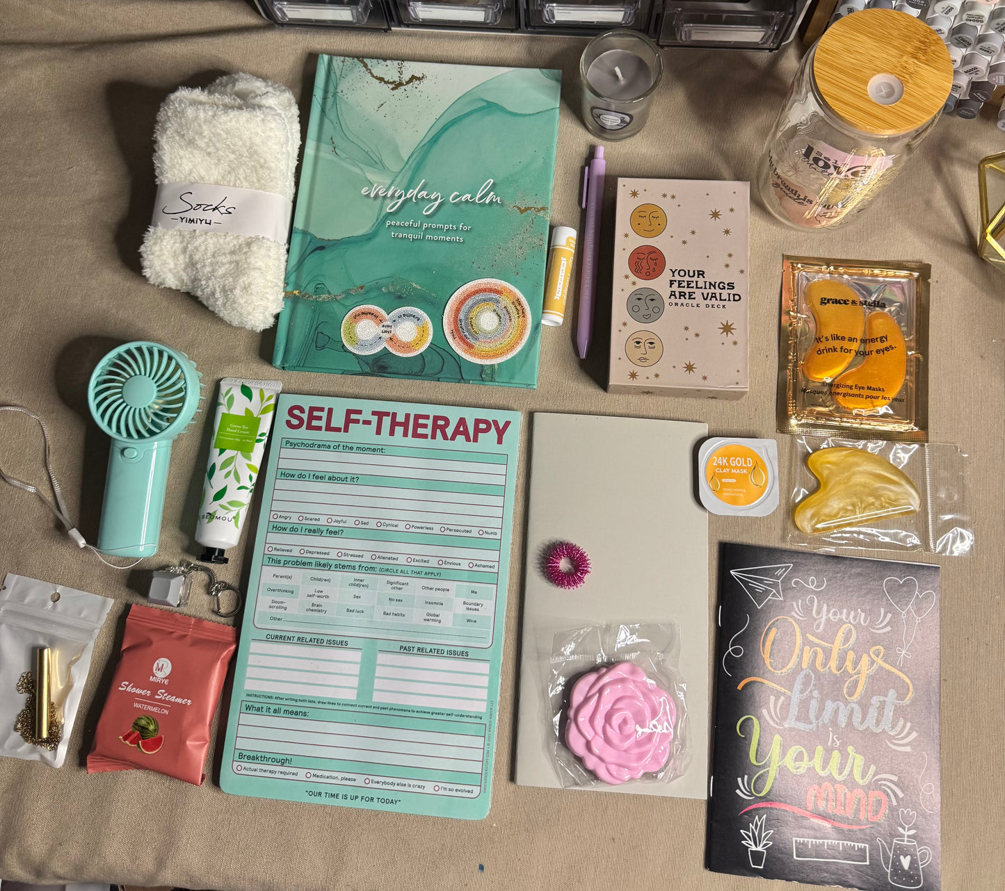 Self Care Bundle - 20 items to Relax, Reset & Recharge